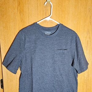 Croft & Barrow Tee Shirt Men's Size M Charcoal Heather Good